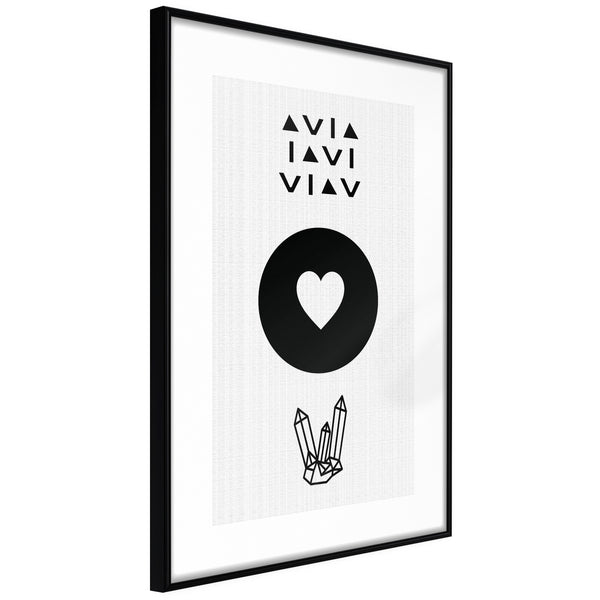 Poster - Kindness  - zwart