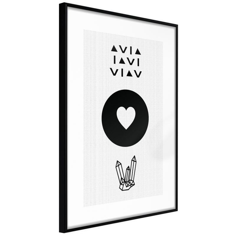 Poster - Kindness  - zwart