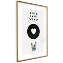 Poster - Kindness  - goud