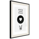 Poster - Kindness  - zwart passepartout