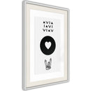 Poster - Kindness  - wit passepartout