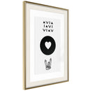 Poster - Kindness  - goud passepartout