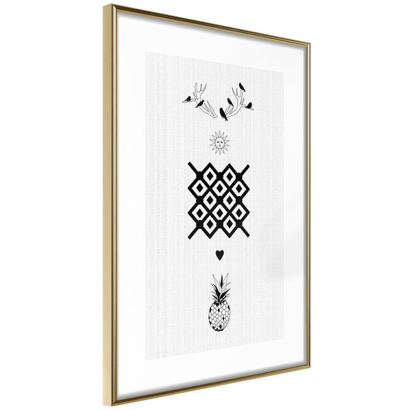 Poster - Creativity  - goud