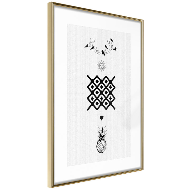 Poster - Creativity  - goud