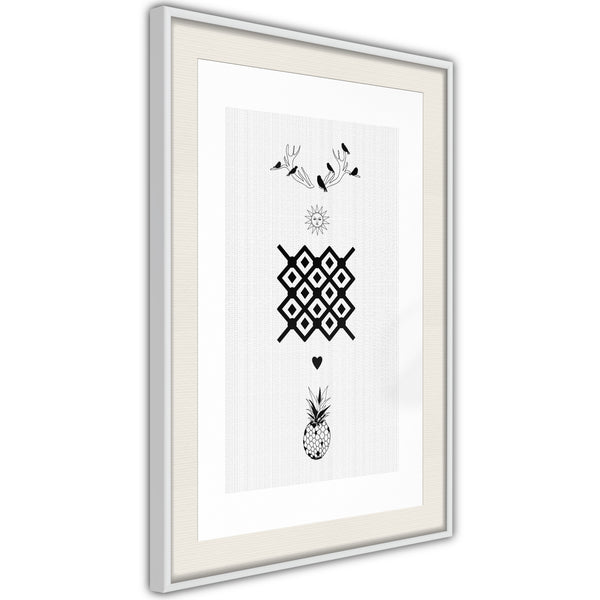 Poster - Creativity  - wit passepartout