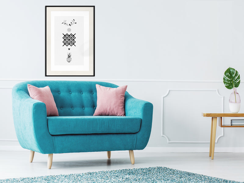 Poster - Creativity  - zwart passepartout