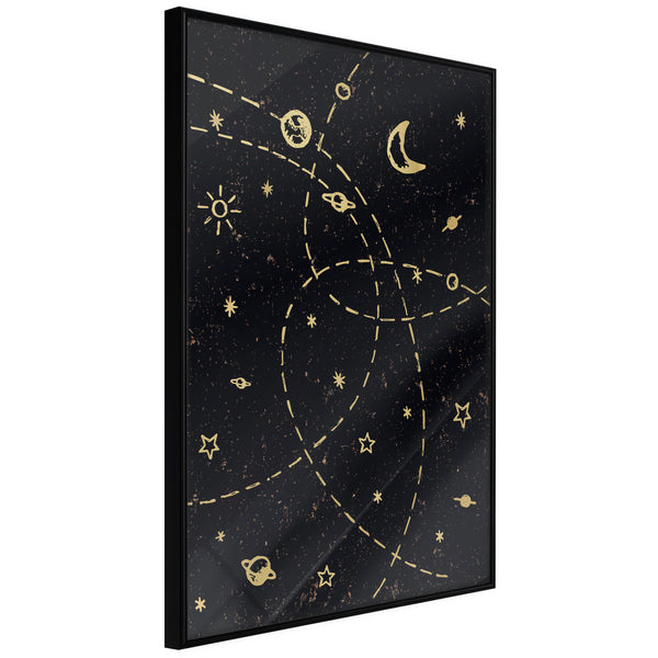 Poster - Orbits  - zwart