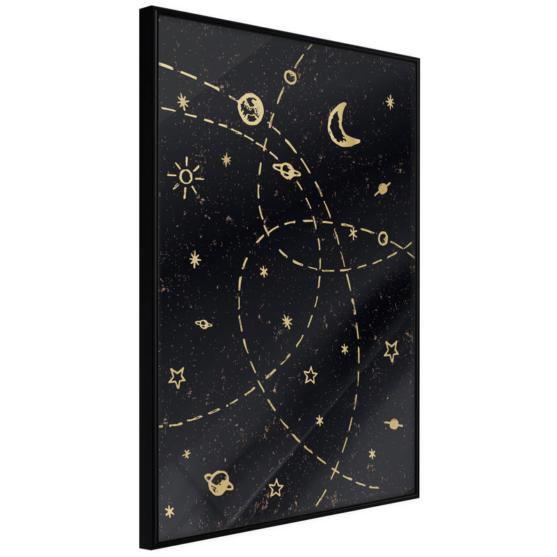 Poster - Orbits  - zwart