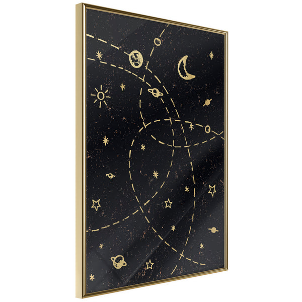 Poster - Orbits  - goud