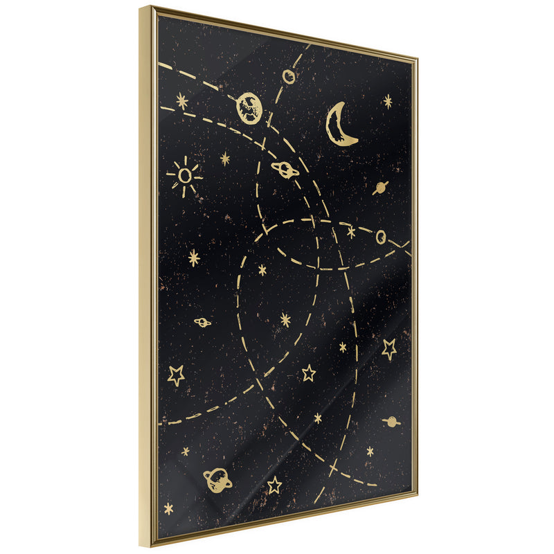 Poster - Orbits  - goud