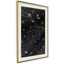 Poster - Orbits  - goud passepartout
