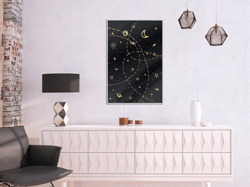 Poster - Orbits  - wit