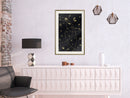 Poster - Orbits  - goud passepartout