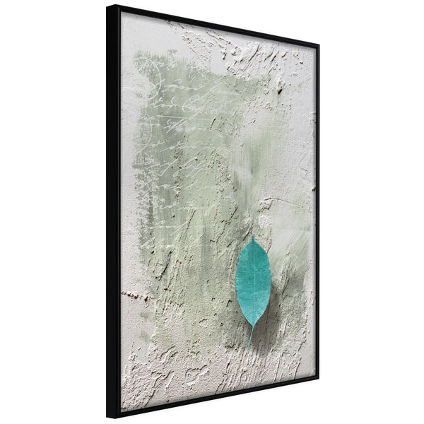 Poster - Floating Leaf I  - zwart