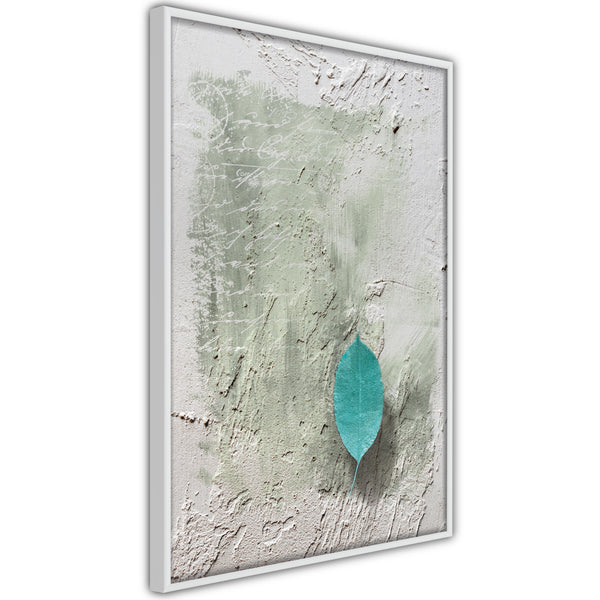 Poster - Floating Leaf I  - wit