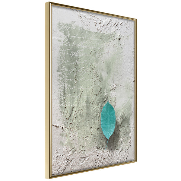 Poster - Floating Leaf I  - goud