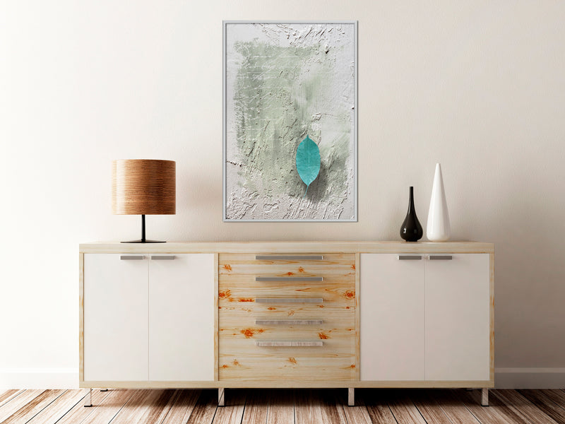 Poster - Floating Leaf I  - wit