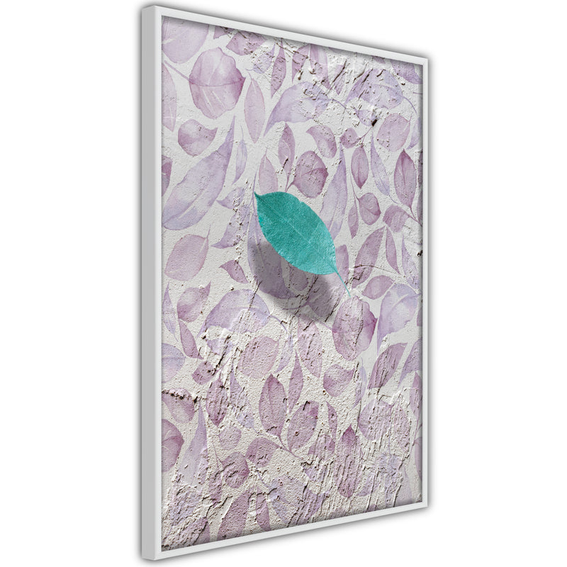 Poster - Floating Leaf II  - wit