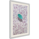 Poster - Floating Leaf II  - wit passepartout