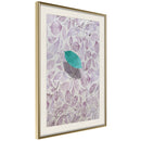 Poster - Floating Leaf II  - goud passepartout