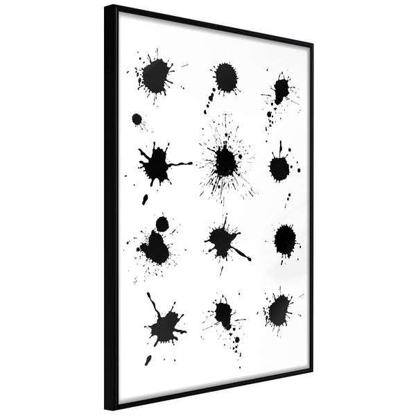 Poster - Paintball  - zwart