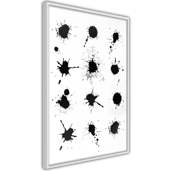Poster - Paintball  - wit