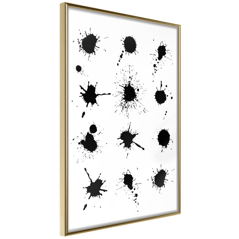 Poster - Paintball  - goud