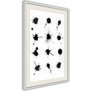 Poster - Paintball  - wit passepartout