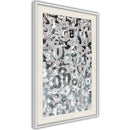 Poster - Digits  - wit passepartout