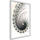 Poster - Fractal Spiral (Positive)  - wit