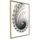 Poster - Fractal Spiral (Positive)  - goud