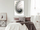 Poster - Fractal Spiral (Positive)  - wit