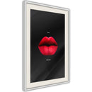 Poster - Lust  - wit passepartout