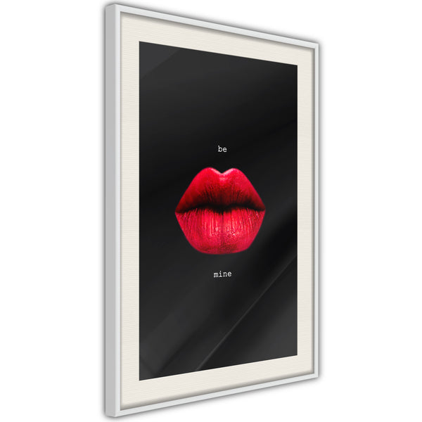 Poster - Lust  - wit passepartout