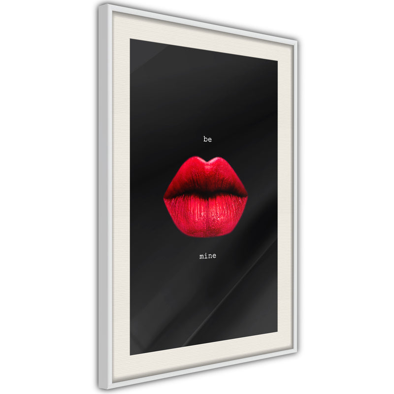 Poster - Lust  - wit passepartout