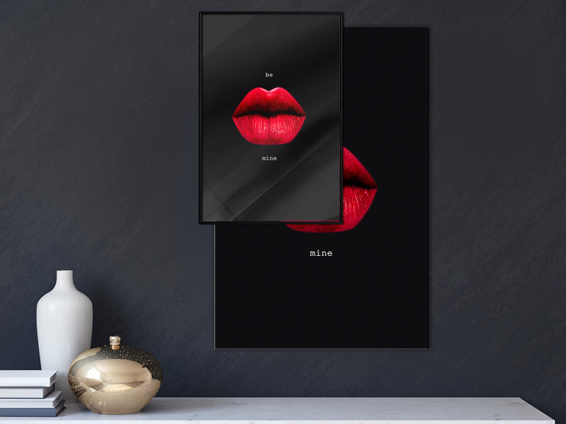 Poster - Lust  - zwart