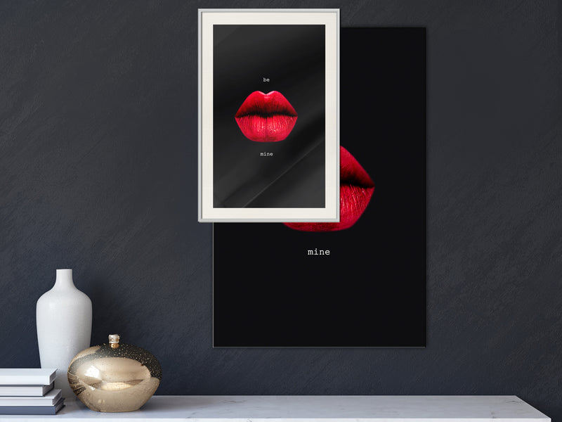 Poster - Lust  - wit passepartout