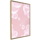 Poster - Bubble Pleasure  - goud