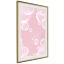 Poster - Bubble Pleasure  - goud passepartout