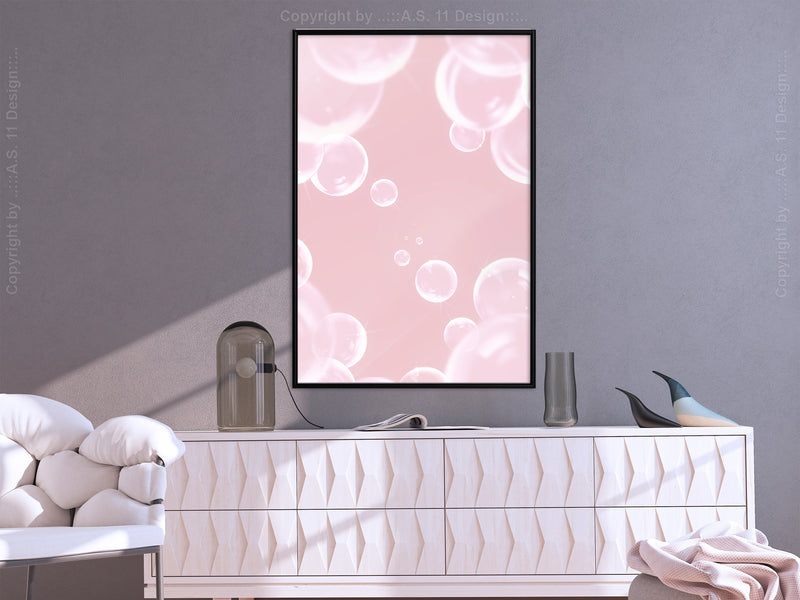 Poster - Bubble Pleasure  - zwart