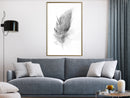 Poster - Lost Feather (Grey)  - goud