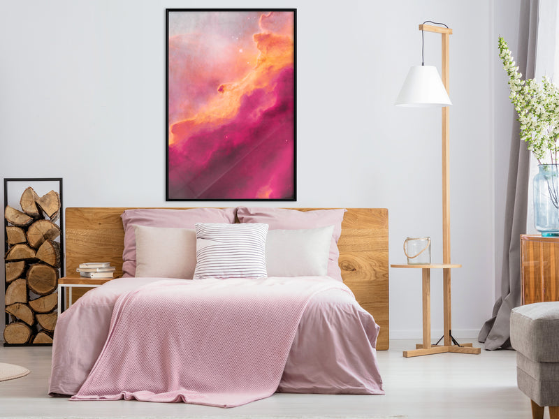 Poster - Explosion of Colours  - zwart