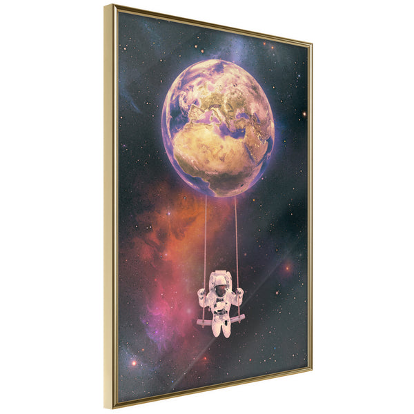 Poster - The Whole World is a Playground  - goud