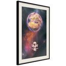 Poster - The Whole World is a Playground  - zwart passepartout