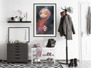 Poster - The Whole World is a Playground  - zwart passepartout