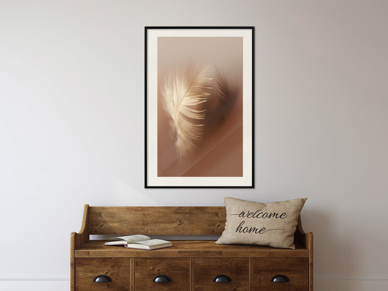 Poster - Fleeting Delicacy  - zwart passepartout