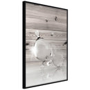 Poster - Joined Bubbles  - zwart