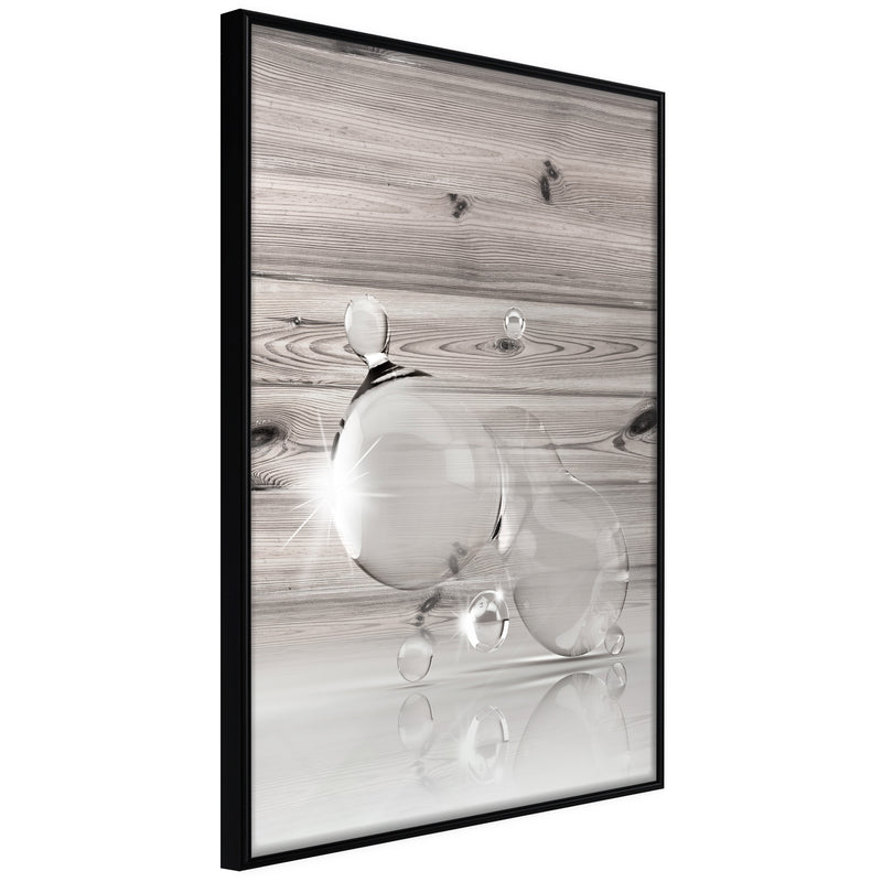 Poster - Joined Bubbles  - zwart