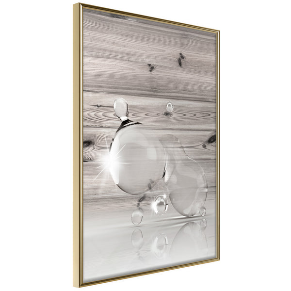 Poster - Joined Bubbles  - goud