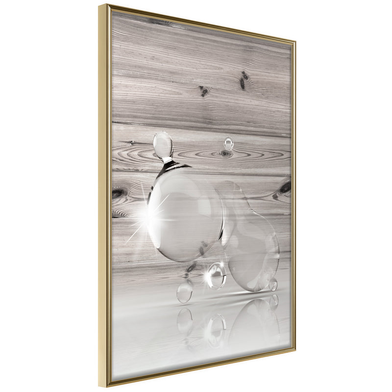 Poster - Joined Bubbles  - goud